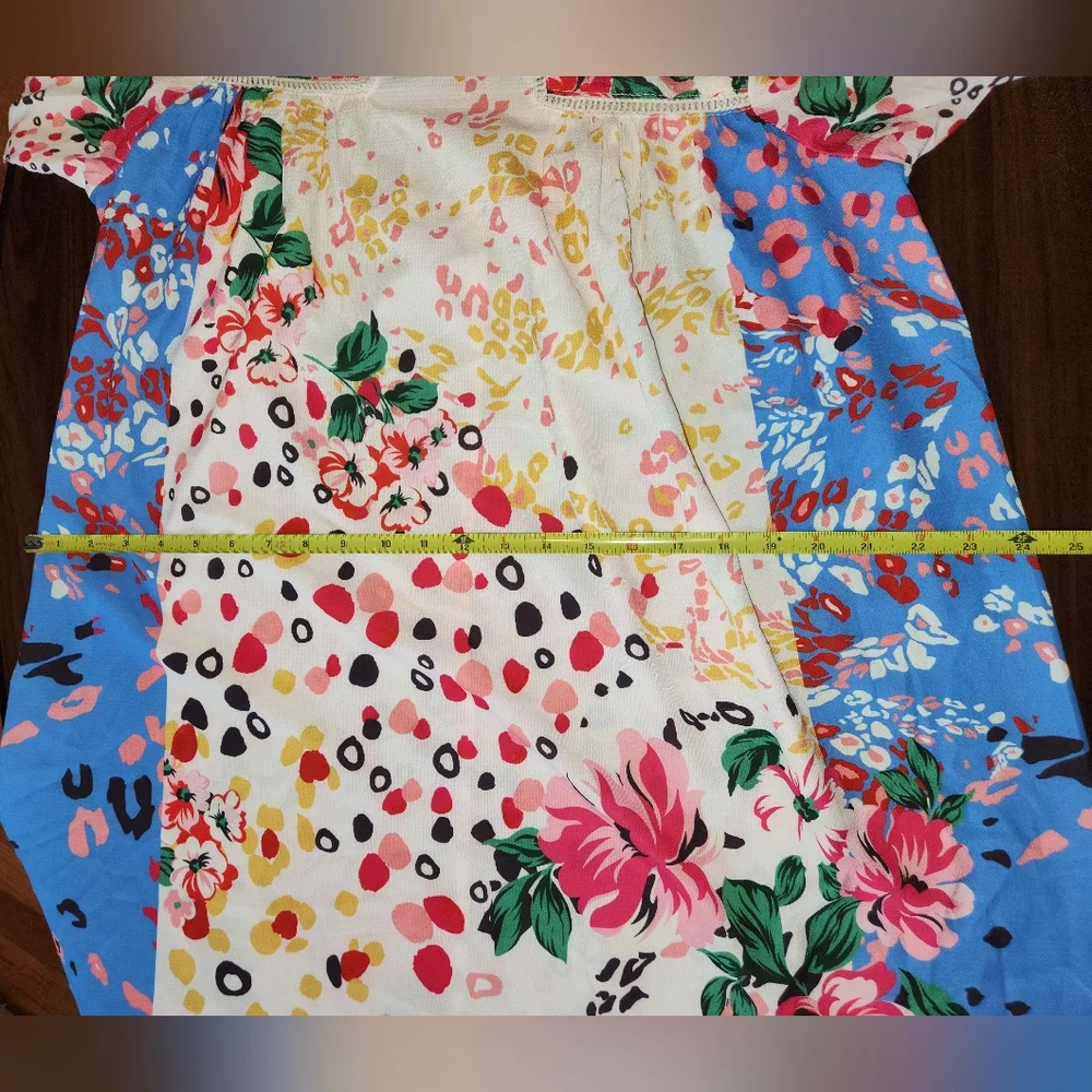 NWOT UMGEE Floral Shift Dress Women's SZ LG - Picture 7 of 9